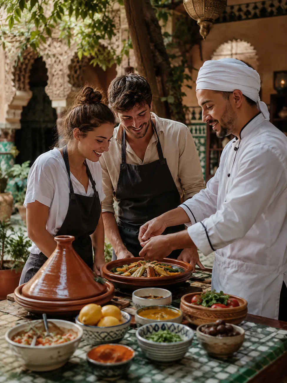 Moroccan cooking class