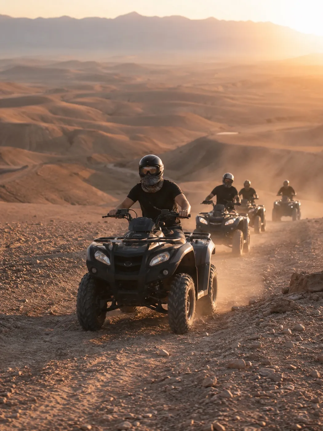 Quad biking